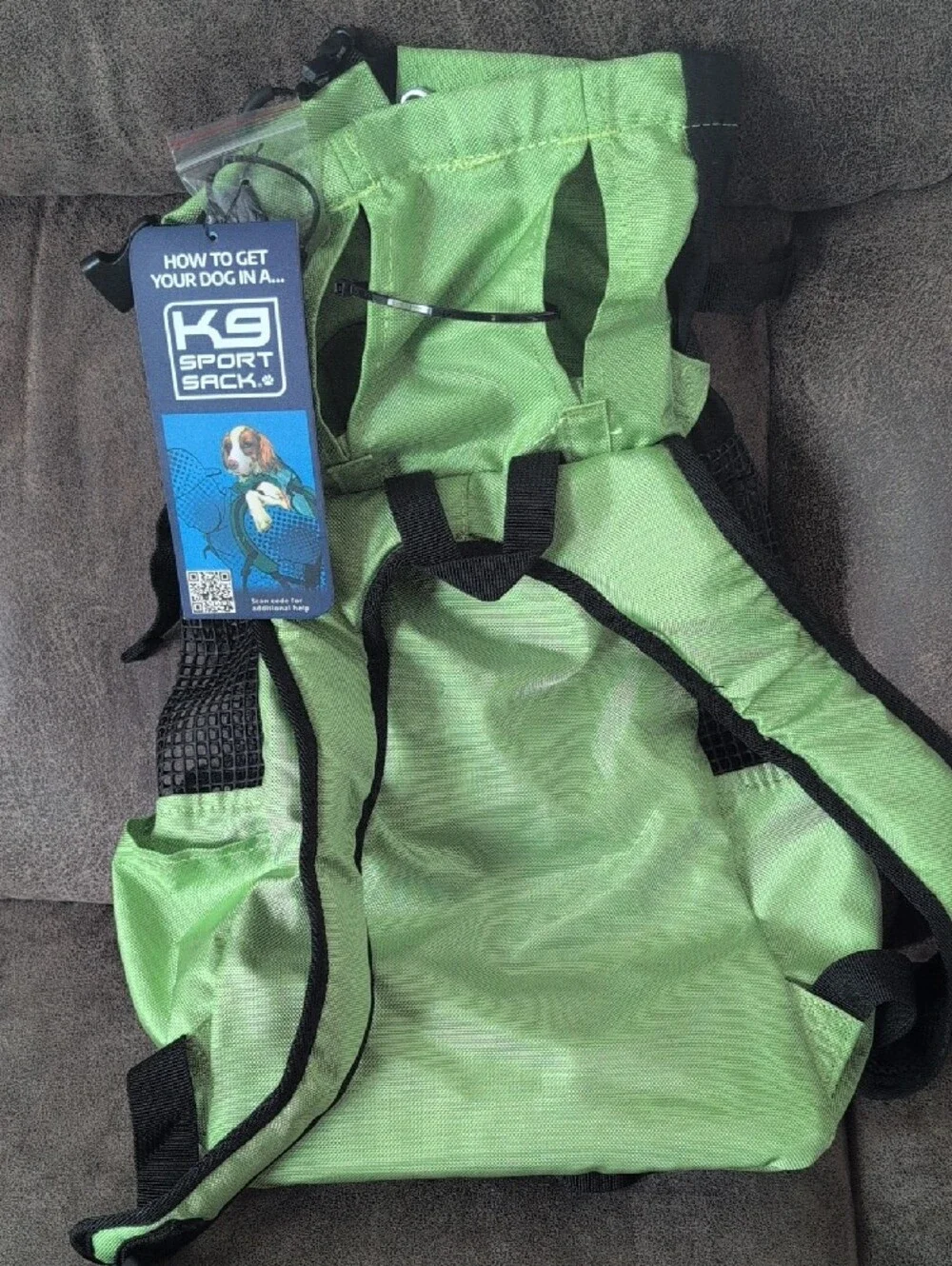 K9 Sport Sack Dog Carrier Backpack in Light Green